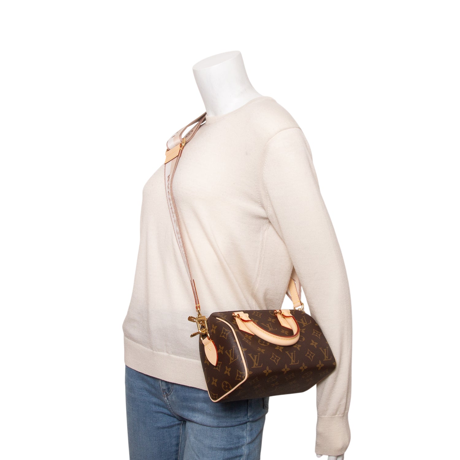 Louis Vuitton Monogram Speedy Bandouliere 20 w/ Strap