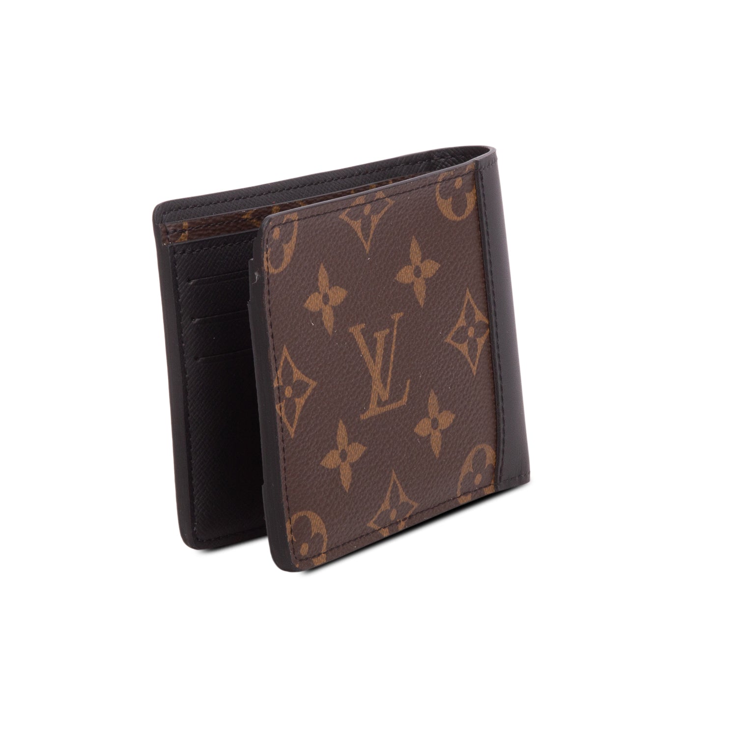 Louis Vuitton 2021 Monogram Macassar Multiple Wallett w/ Box & Receipt