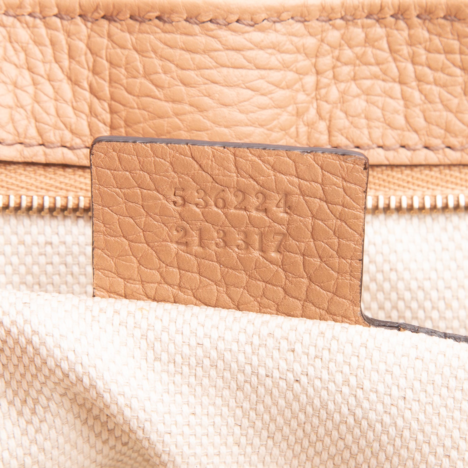 Gucci Brown Leather Medium Soho Flap Crossbody Bag w/ Box