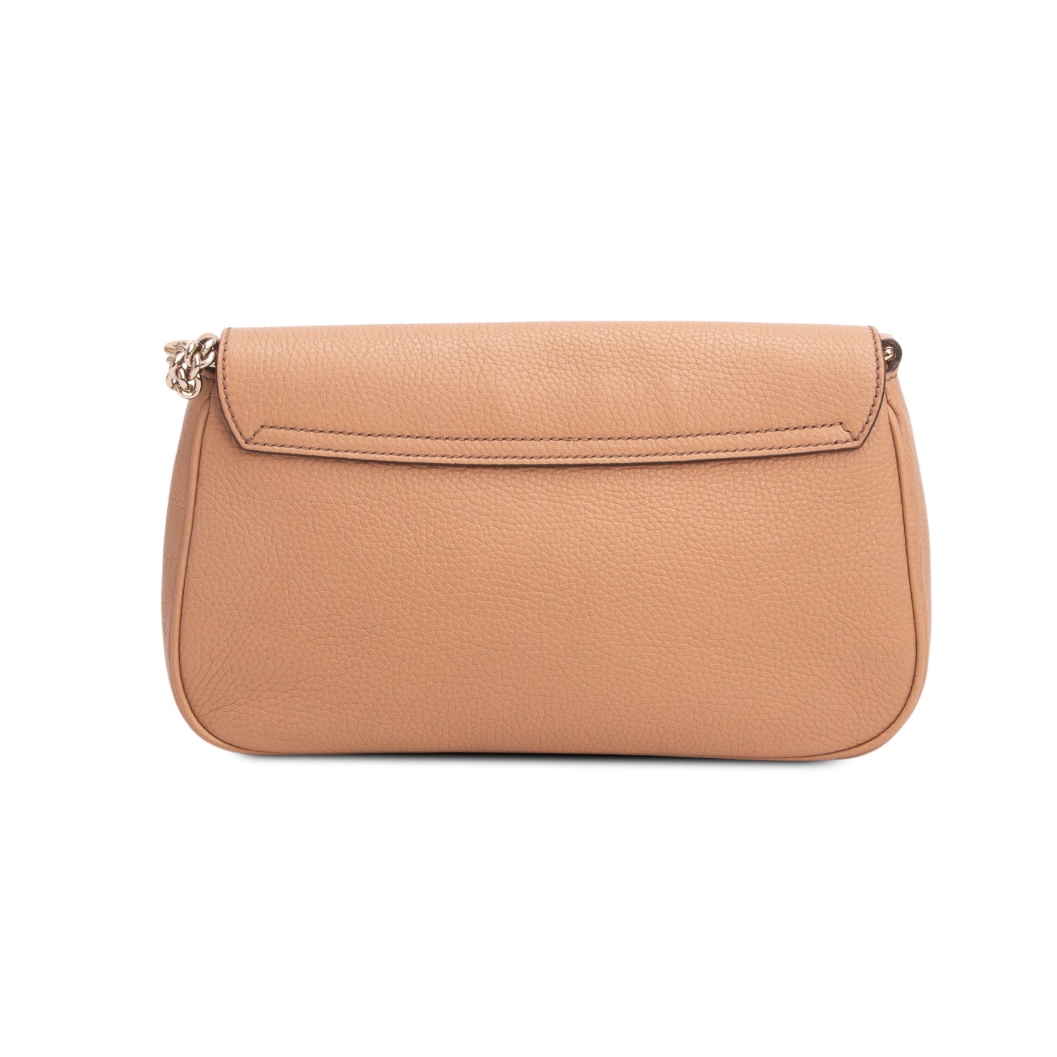 Gucci Brown Leather Medium Soho Flap Crossbody Bag w/ Box