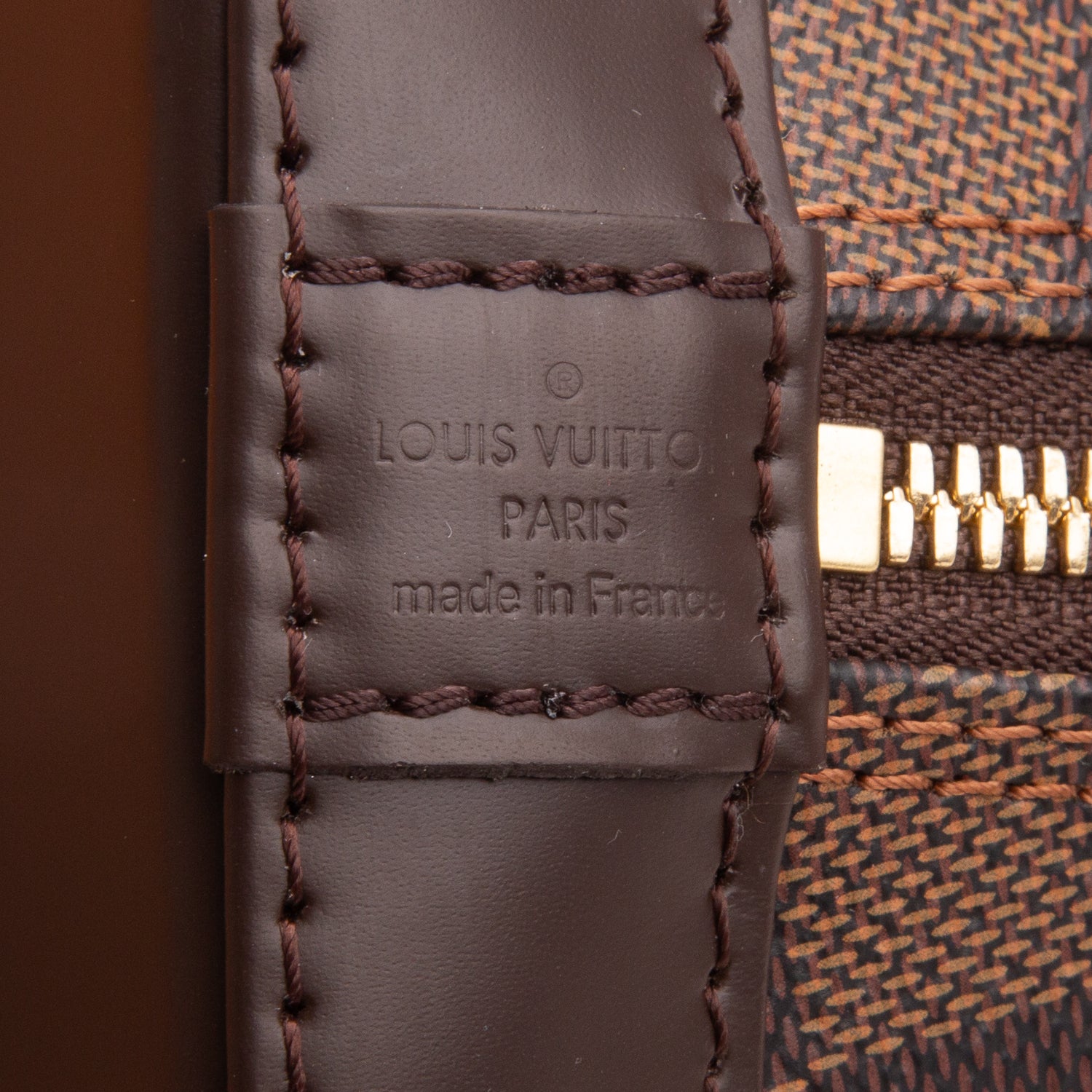 Louis Vuitton Damier Ebene Alma BB w/ Box & Strap