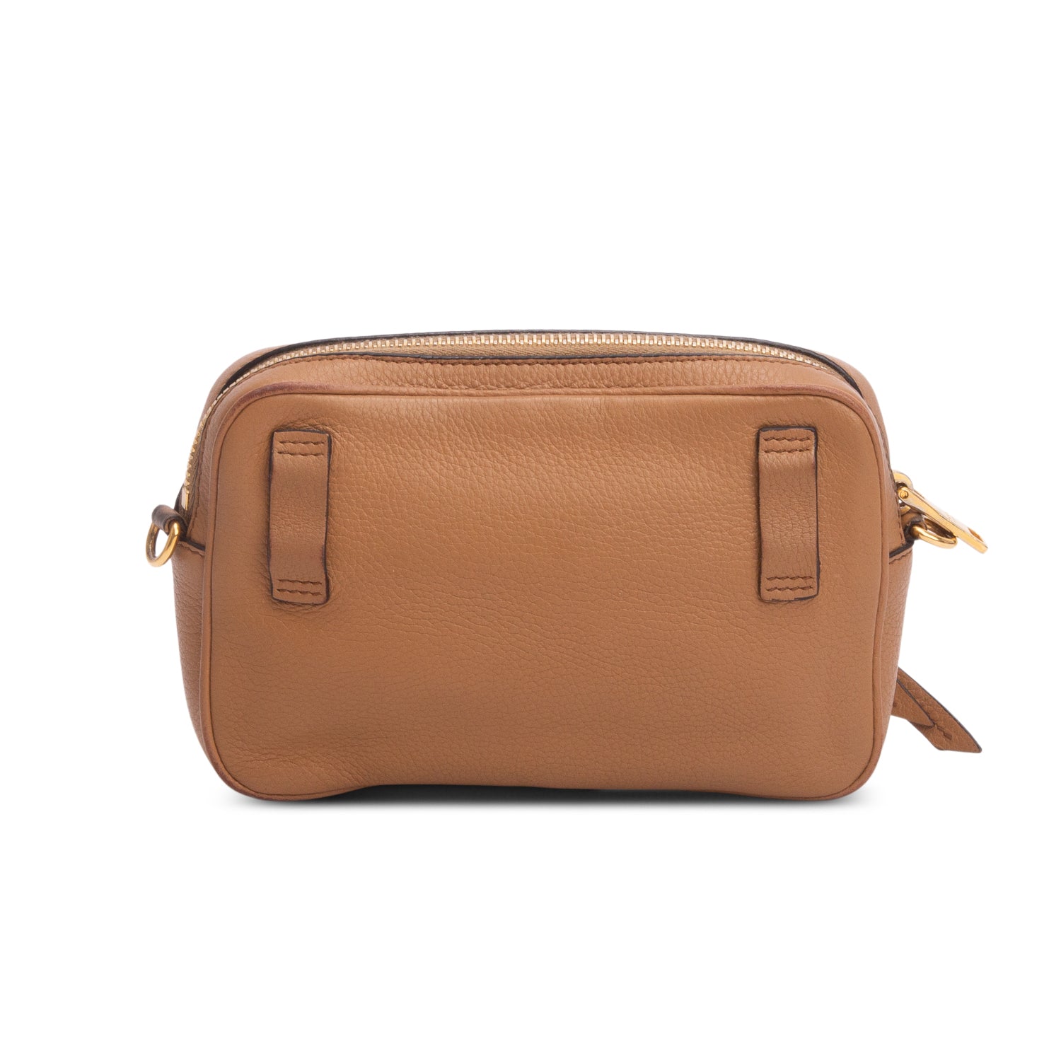 Prada Brown Vitello Daino Convertible Belt Bag w/ Straps