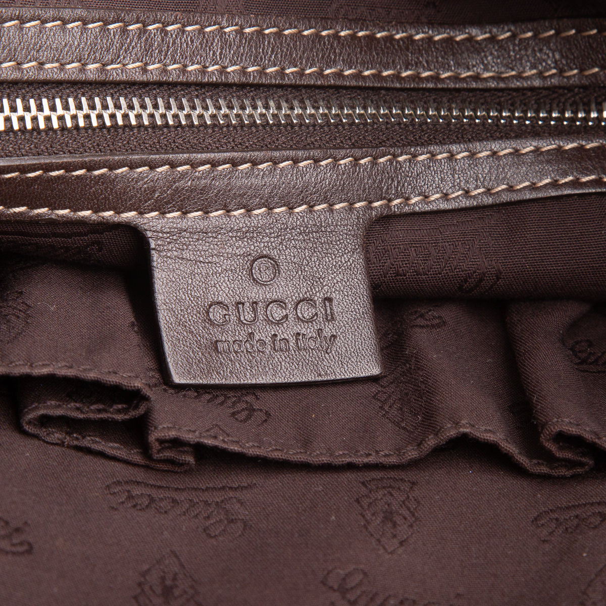 Gucci Monogram Medium Match Ball Tote