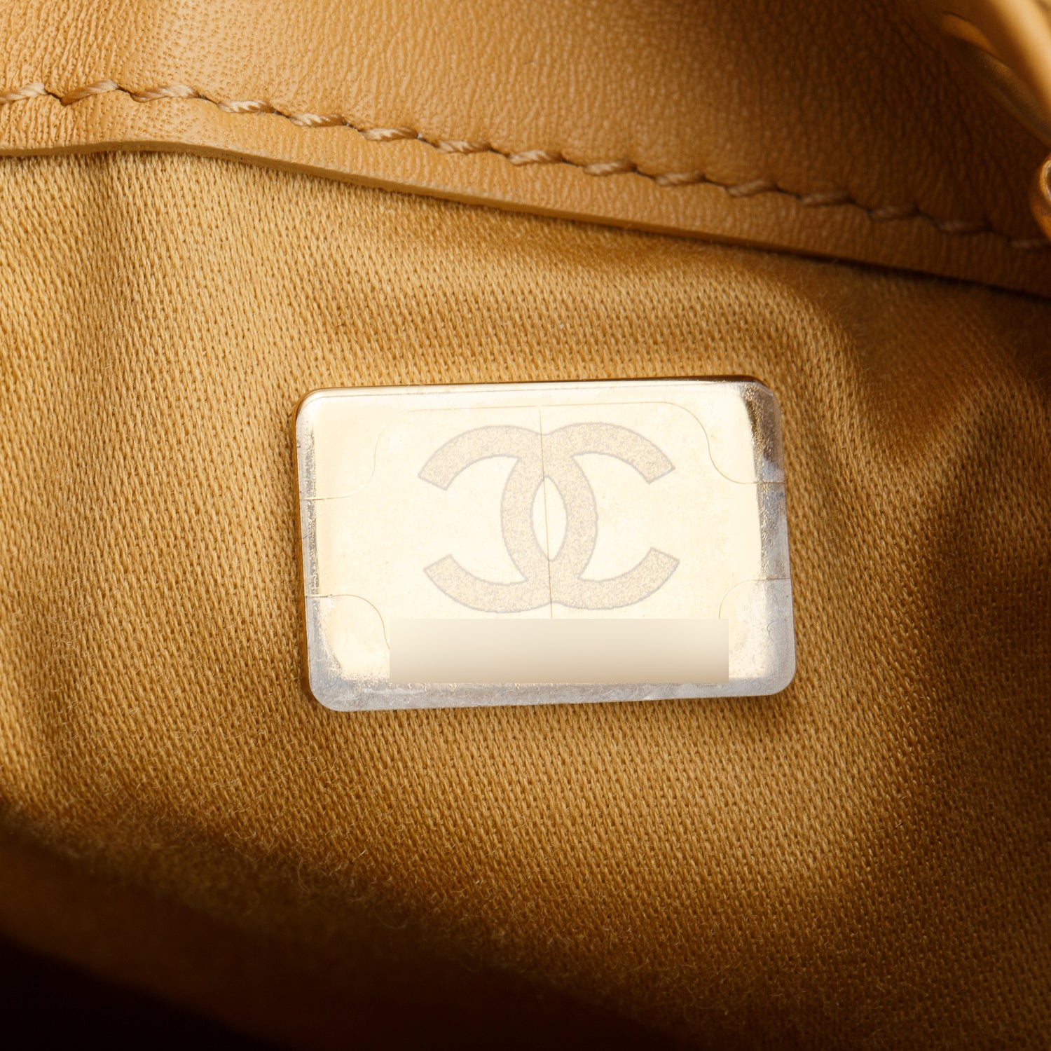 Chanel Tan Suede 25 Small Handbag w/ Box