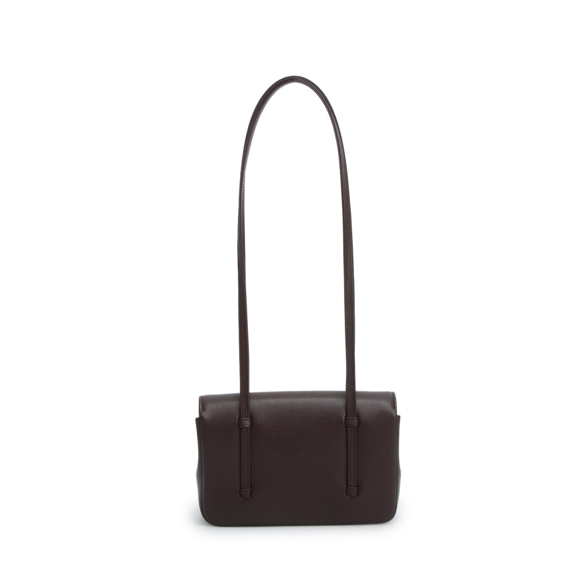 Chanel Brown Shiny Caviar Mini Preppy Coco Shoulder Bag w/ Box