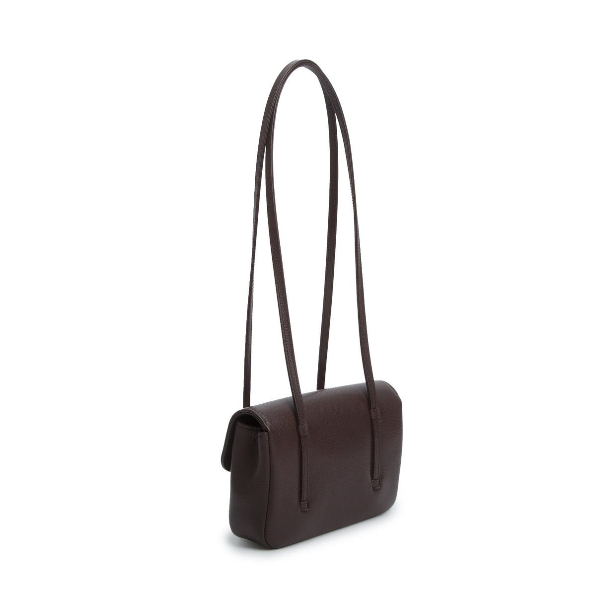 Chanel Brown Shiny Caviar Mini Preppy Coco Shoulder Bag w/ Box