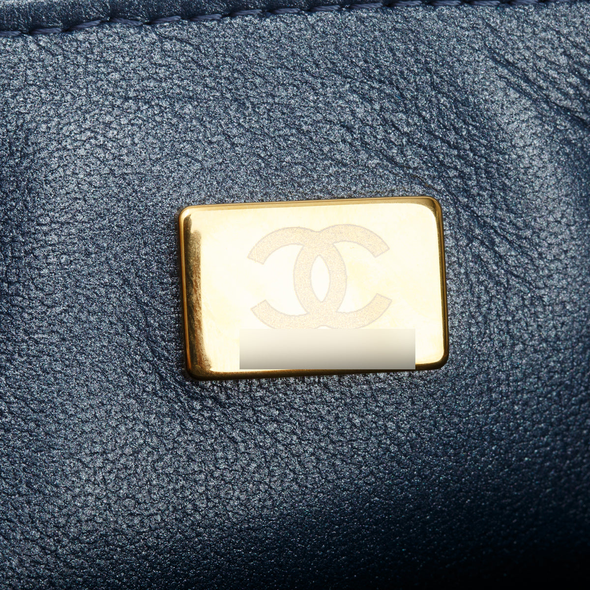 Chanel Blue Washed Denim Quilted Mini Rectangular Flap w/ Box