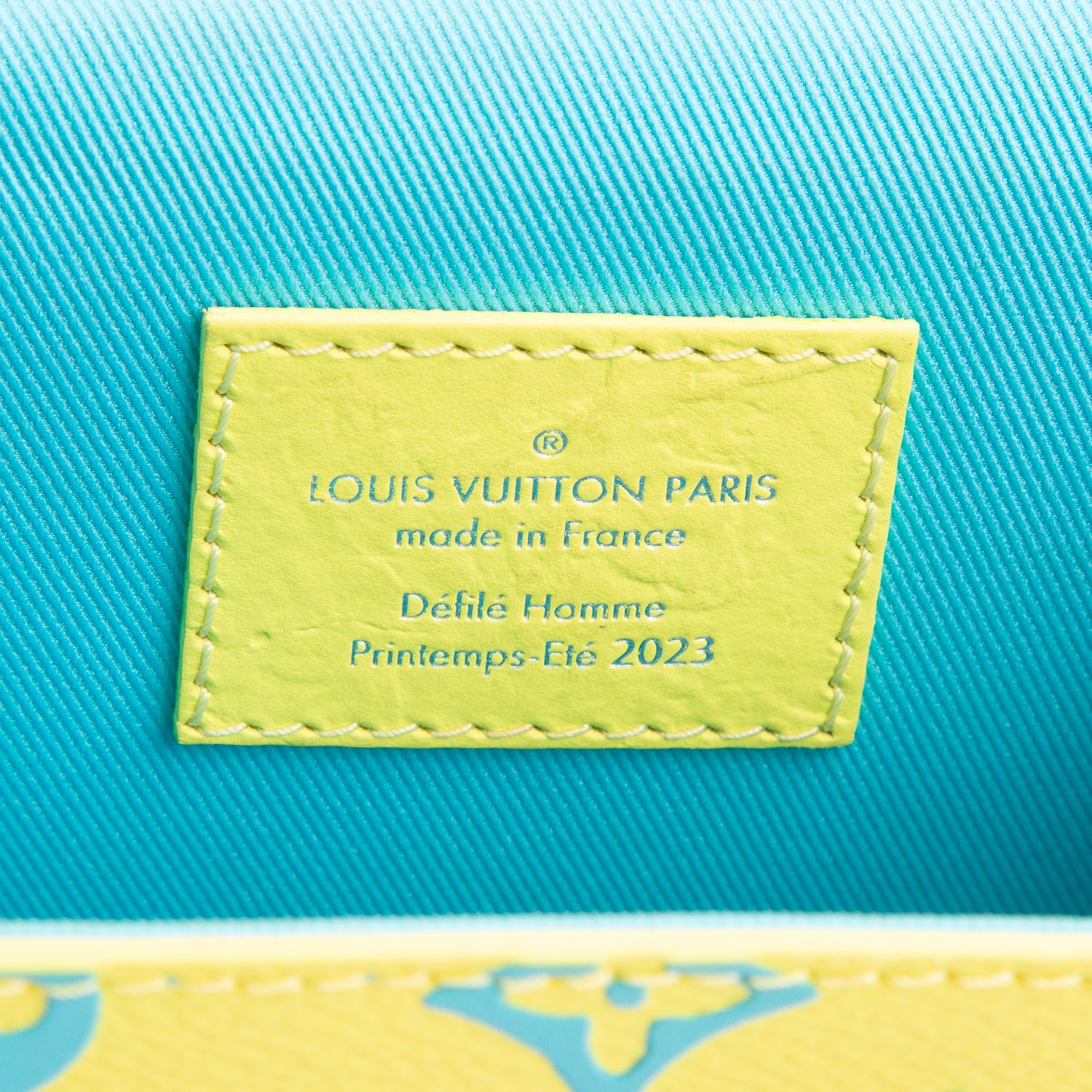Louis Vuitton 2023 Green/Blue Monogram Playground Vertical Trunk Wearable Wallet w/ Strap
