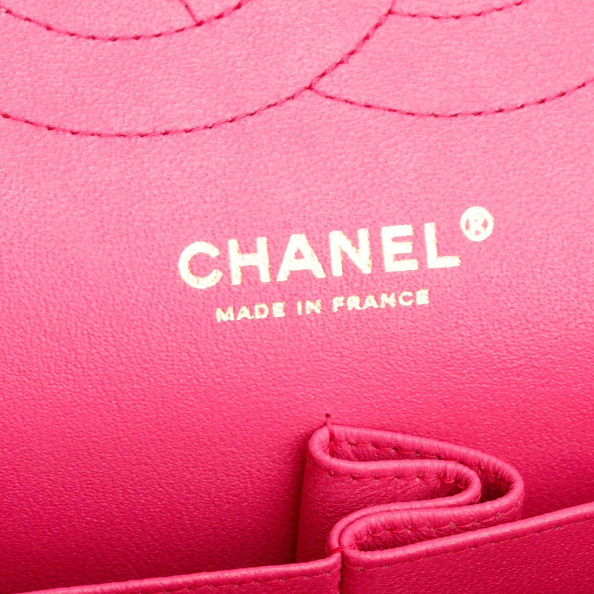 Chanel Pink Quilted Lambskin Leather Classic Jumbo Double Flap Bag w/ Box & Authenticity Card