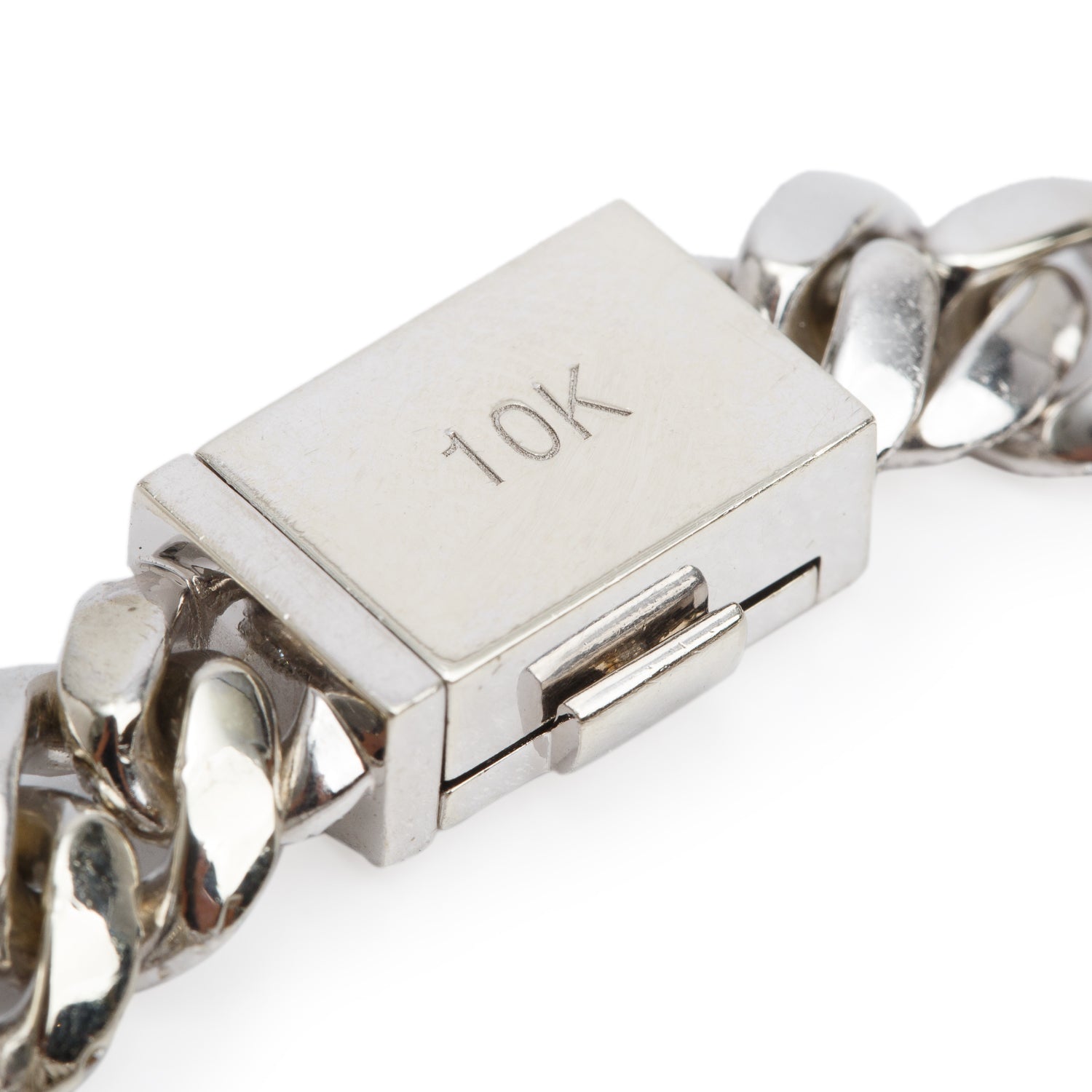 10k White Gold 10.23 tcw. Pave Diamond Cuban Link Bracelet