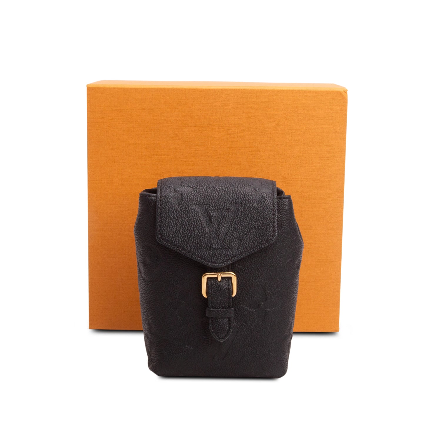 Louis Vuitton 2022 Black Empreinte Monogram Giant Tiny Backpack w/ Box & Receipt