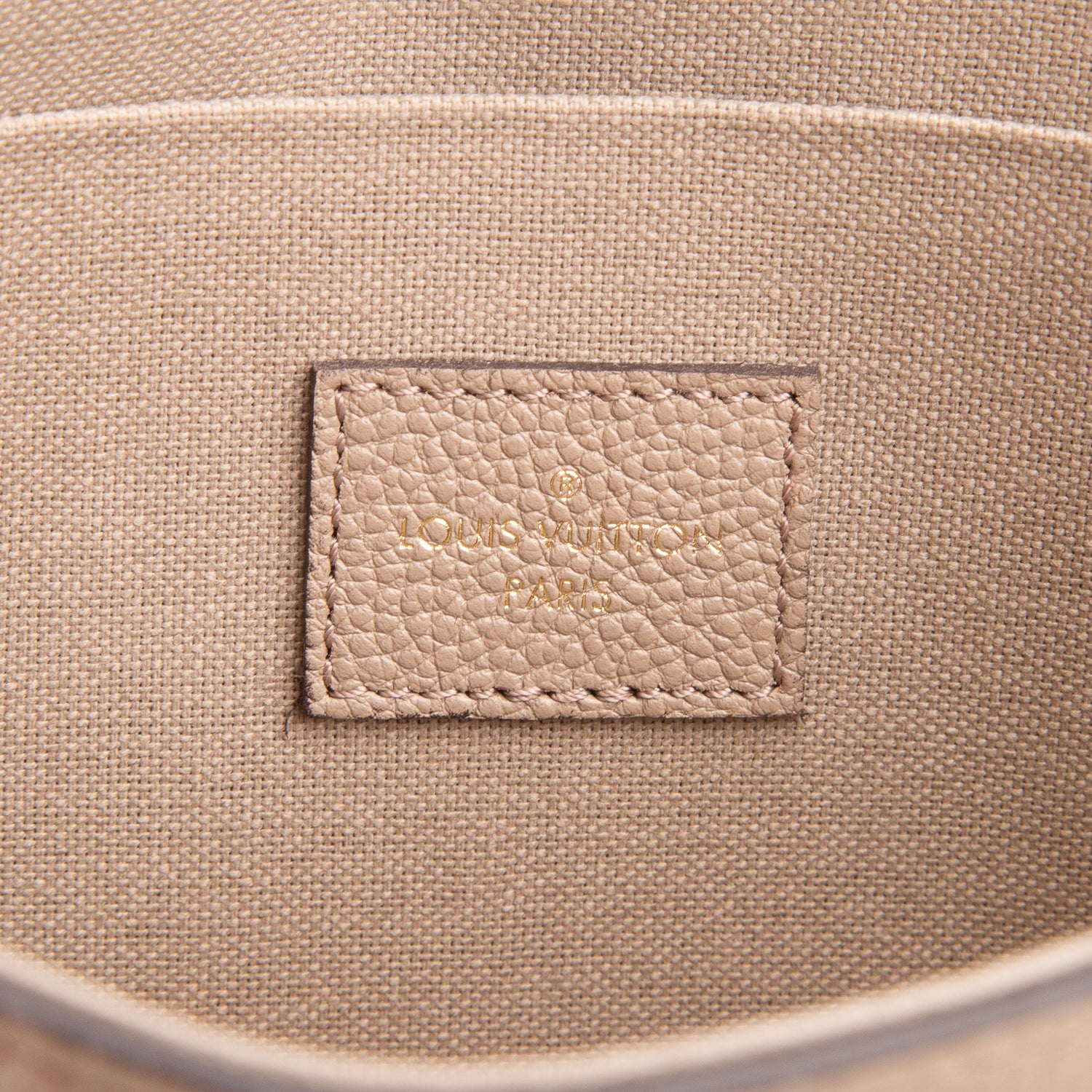 Louis Vuitton Turtledove Monogram Empreinte Leather Felicie Pochette
