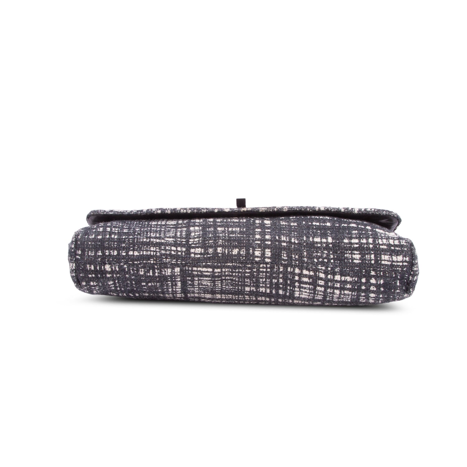 Prada Grey Tweed Large Lela Clutch