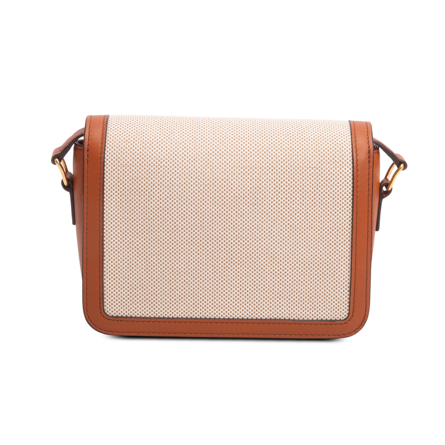 Celine 2020 Beige Textile Natural Calfskin Teen Triomphe