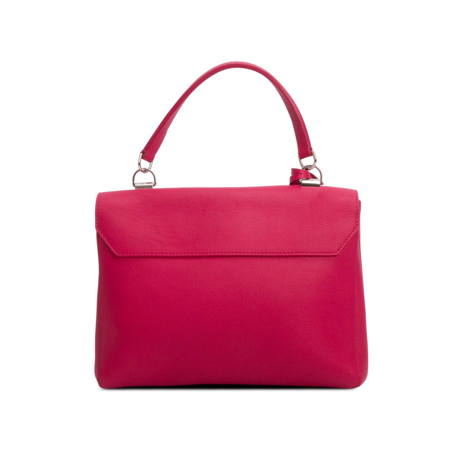 Louis Vuitton Pink Calfskin Lockme II Top Handle Bag w/ Strap