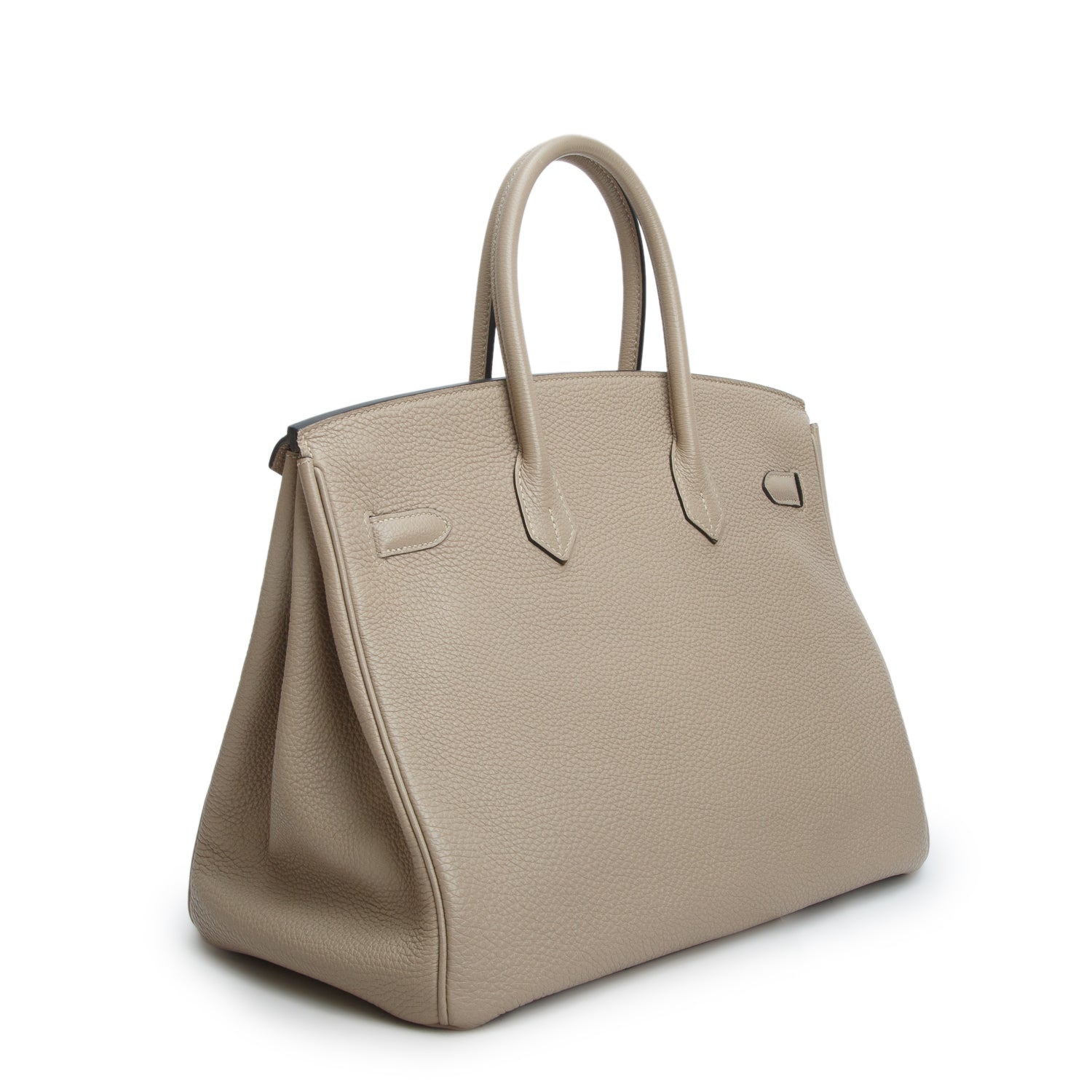Hermes Gris Tourterelle Taurillon Clemence Birkin 35
