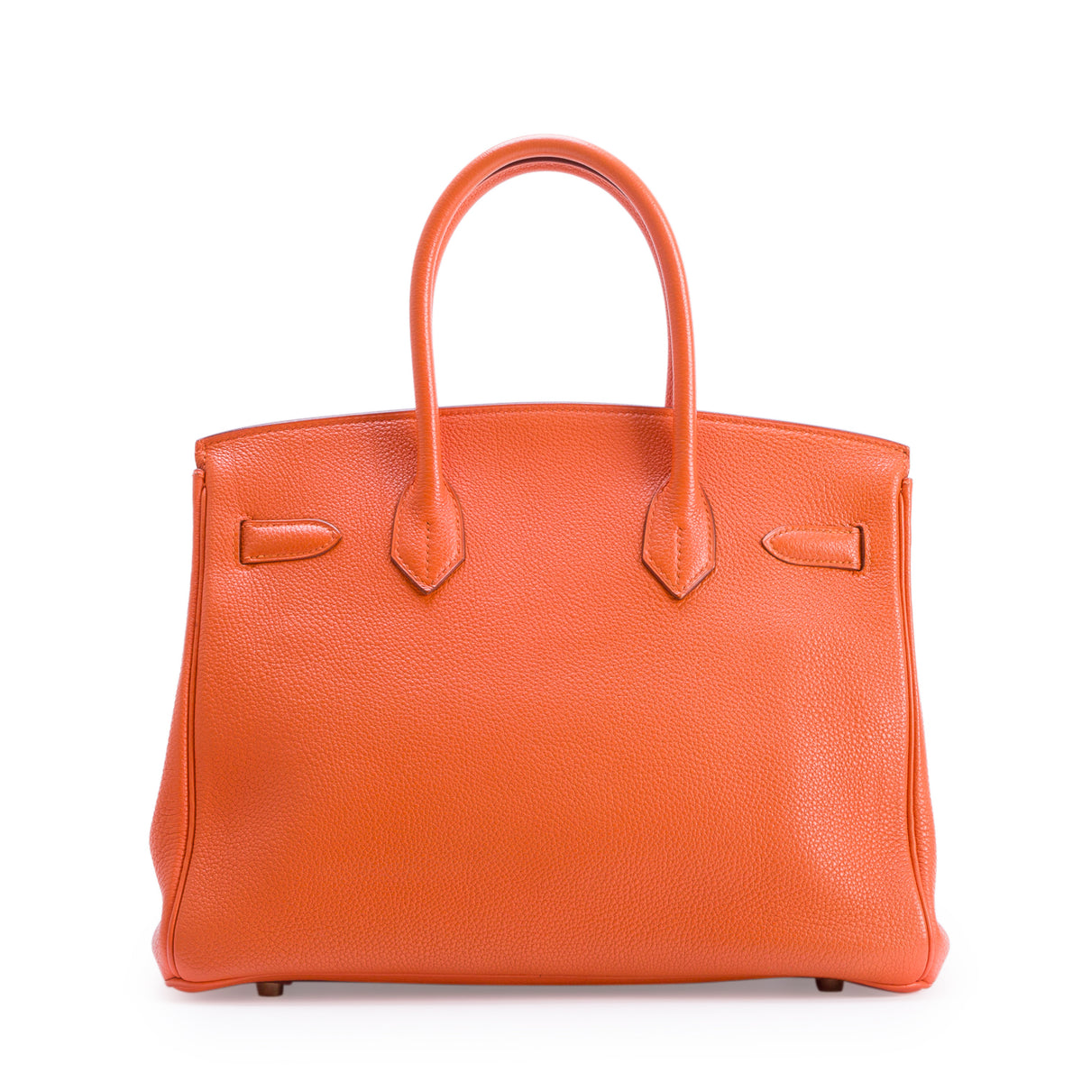 Hermes Orange Togo Birkin 30
