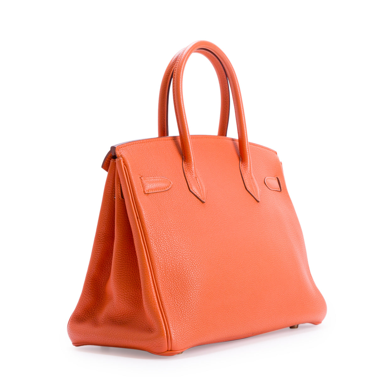 Hermes Orange Togo Birkin 30