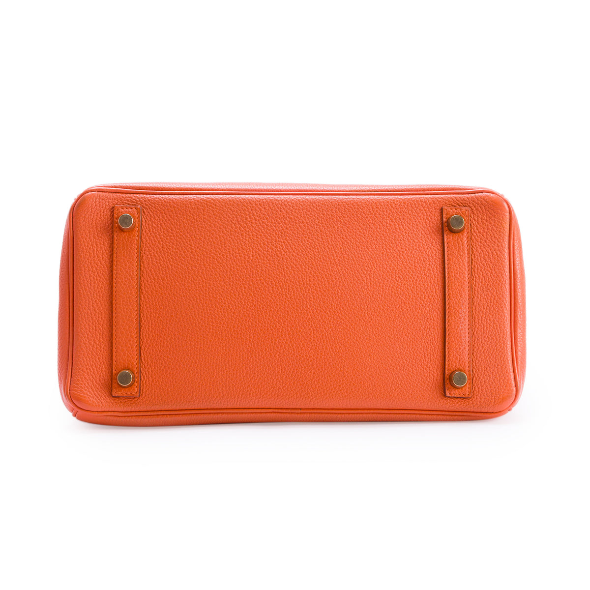 Hermes Orange Togo Birkin 30