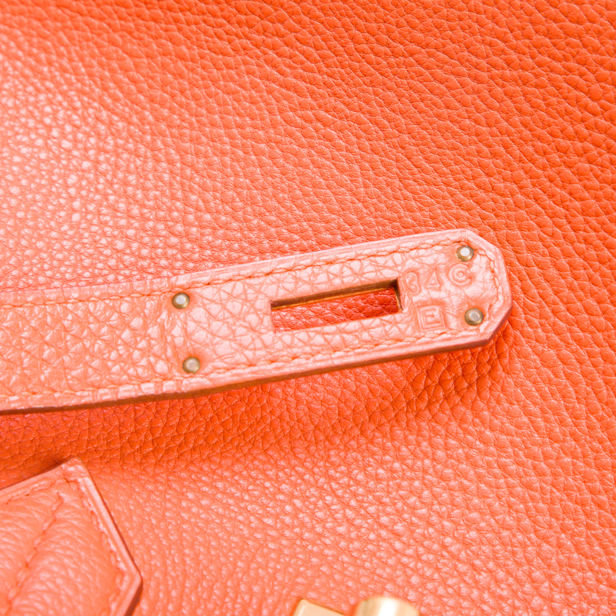 Hermes Orange Togo Birkin 30
