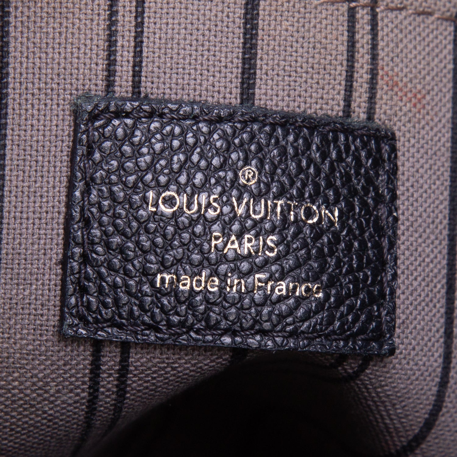 Louis Vuitton Black Empreinte Mazarine PM