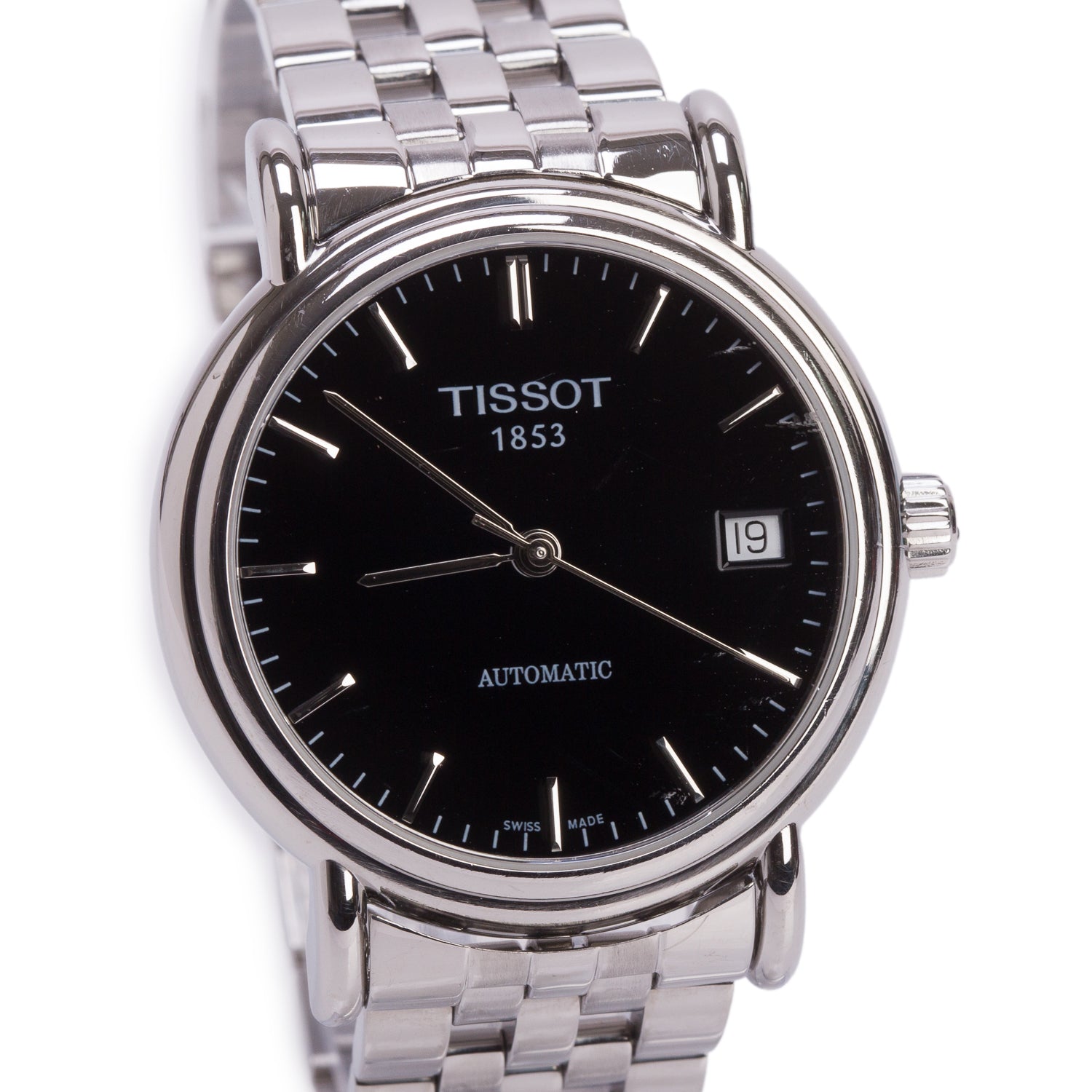 Tissot  Stainless Steel PRX 35 MM Automatic Watch Black Dial
