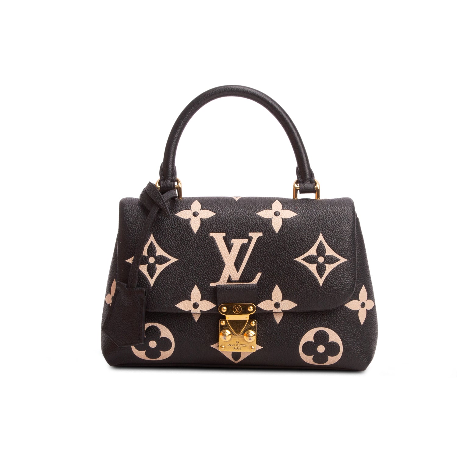 Louis Vuitton Black Empreinte Monogram Giant Madeleine BB w/ Box & Strap