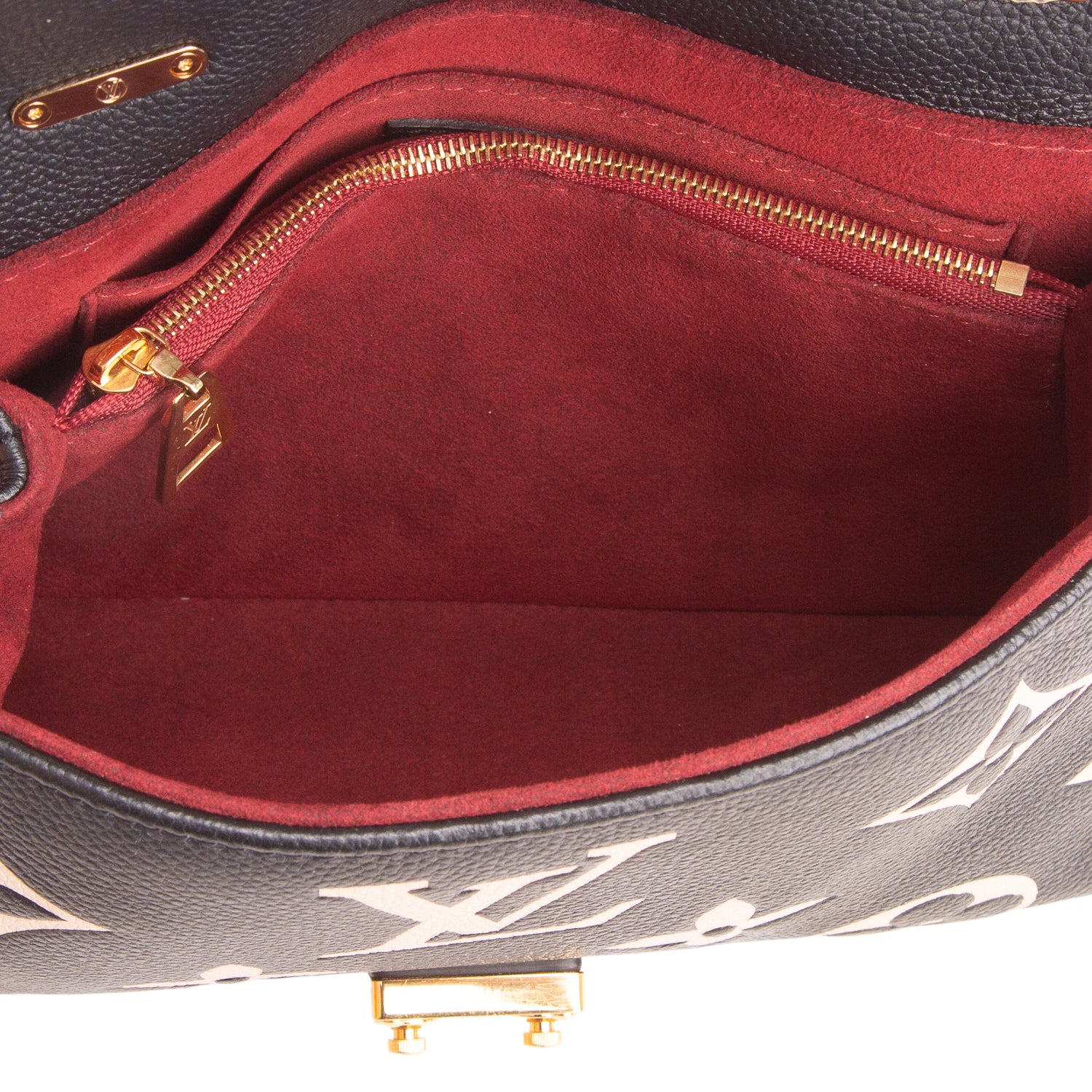 Louis Vuitton Black Empreinte Monogram Giant Madeleine BB w/ Box & Strap
