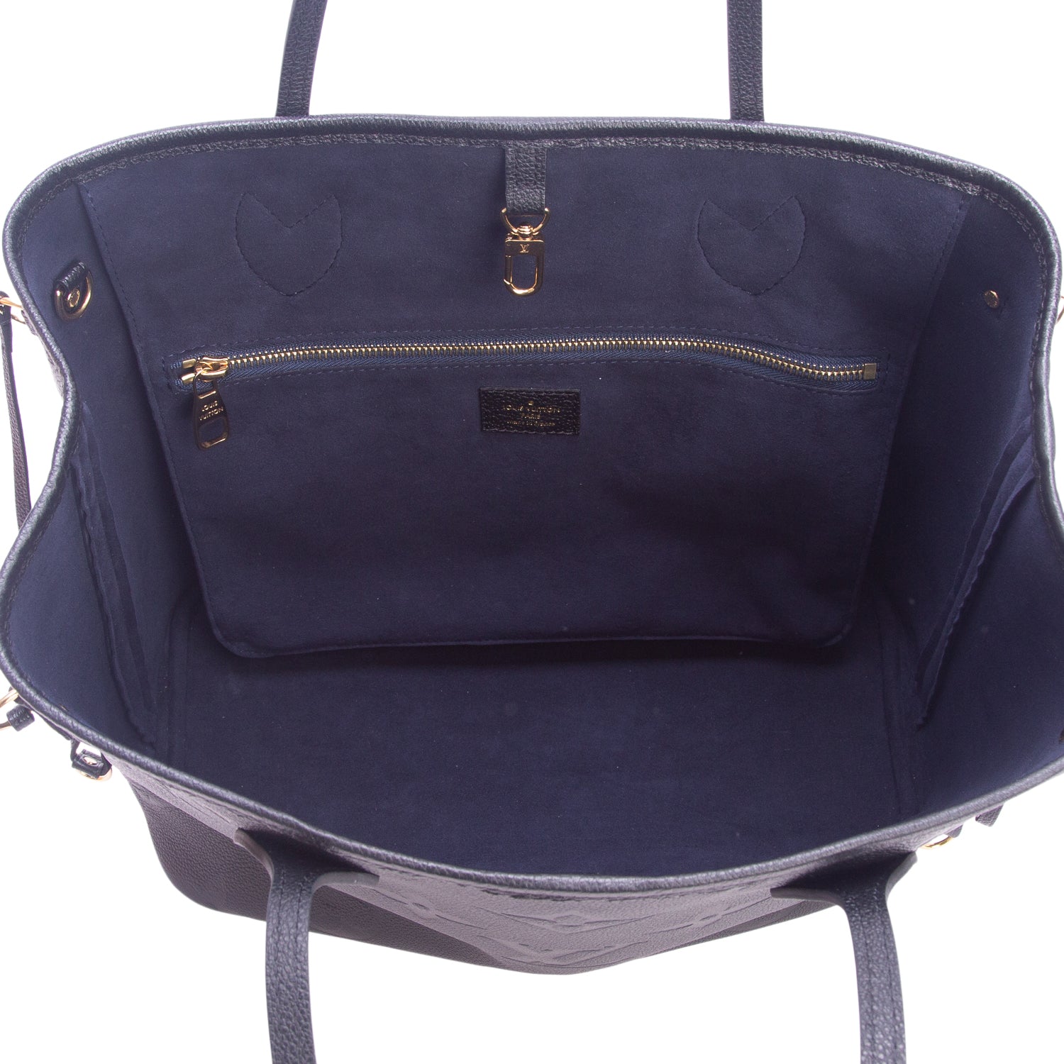 Louis Vuitton Black Empreinte Monogram Giant Neverfull MM w/ Box & Pouch
