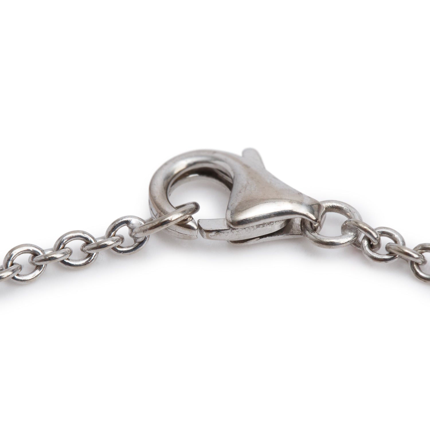 Cartier 18k White Gold Interlocking Love Bracelet w/ Box