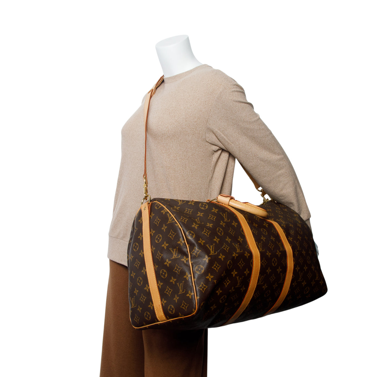 Louis Vuitton Monogram Keepall Bandouliere 50 w/ Strap