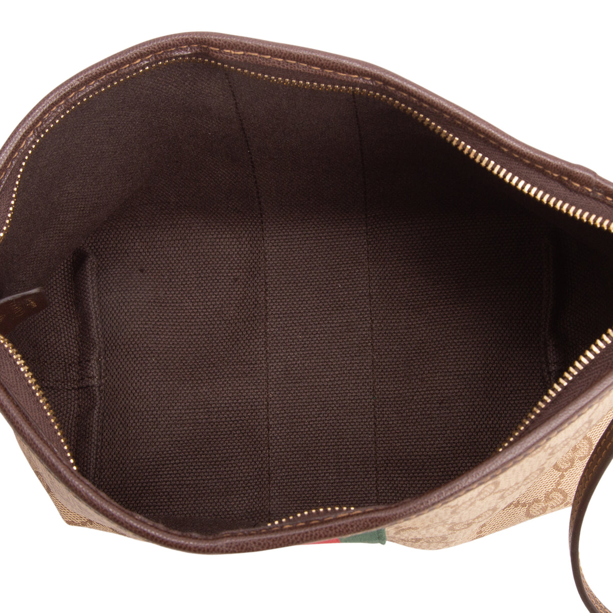 Gucci GG Supreme Monogram Web Small Pouch