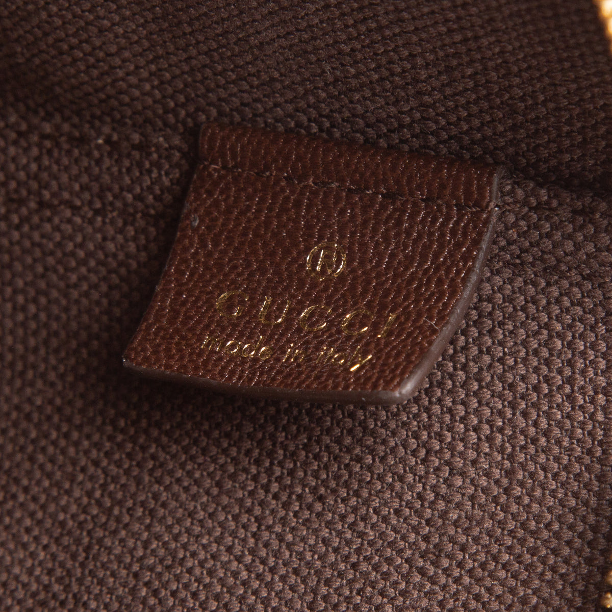 Gucci GG Supreme Monogram Web Small Pouch