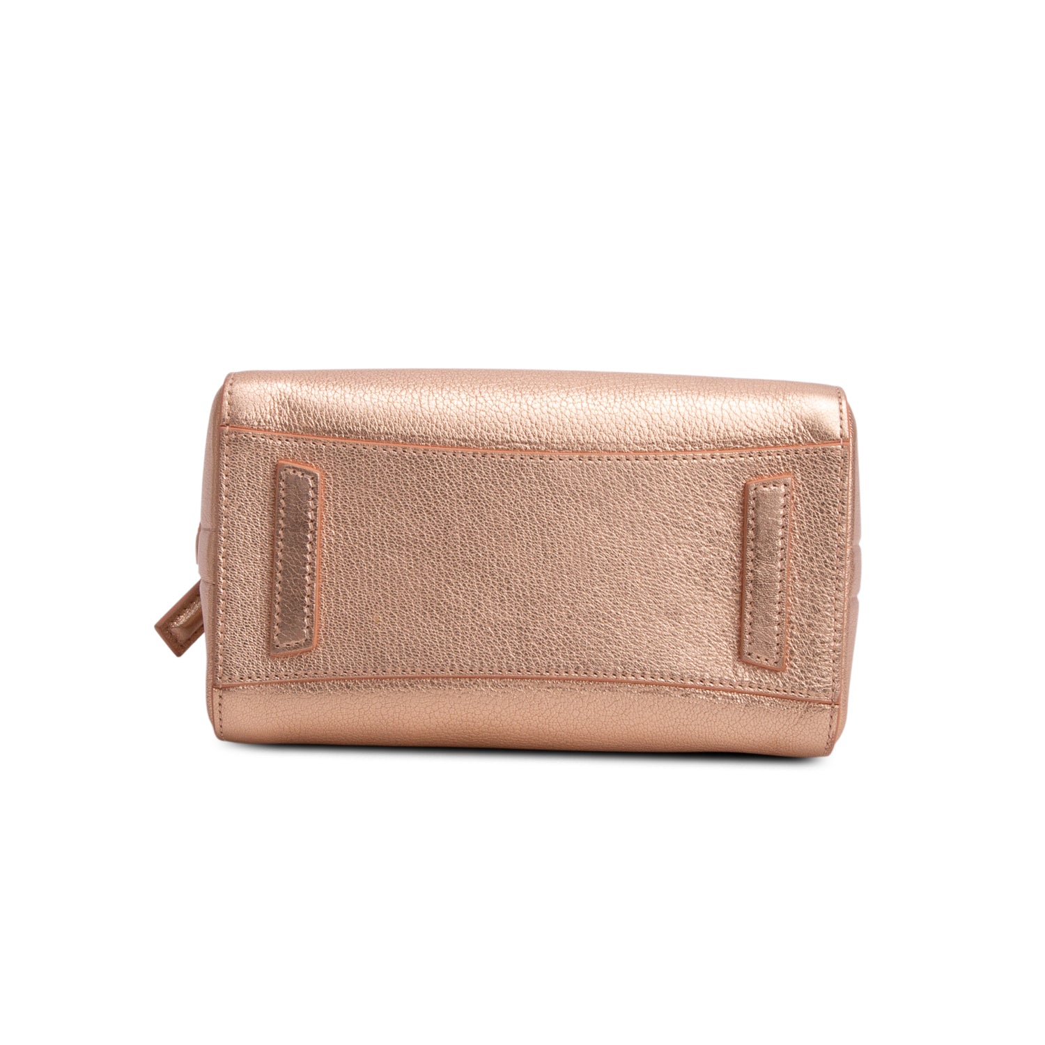 Givenchy Metallic Pink Goatskin Leather Mini Antigona Bag w/ Strap