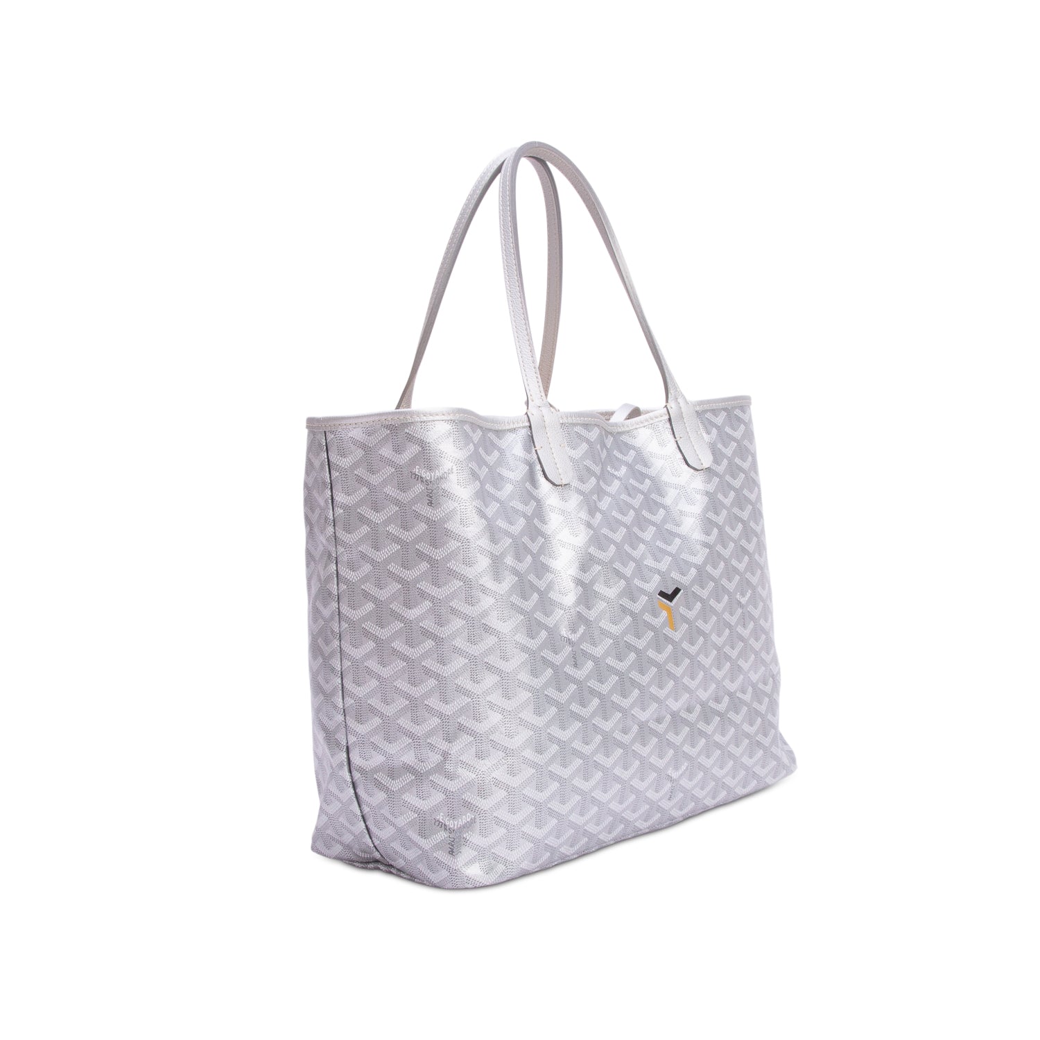 Goyard 2020 Silver Precious Metals Saint Louis PM Tote w/ Pouch