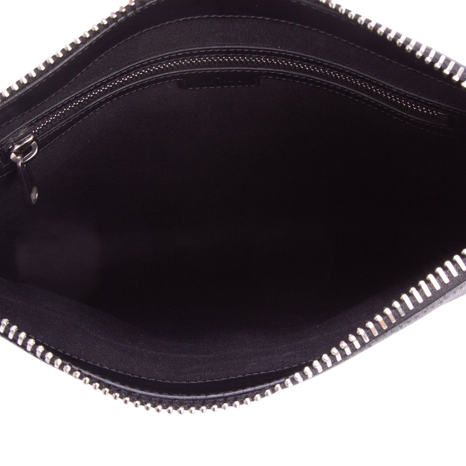 Gucci Black GG Supreme Monogram Web Flat Medium Messenger Bag