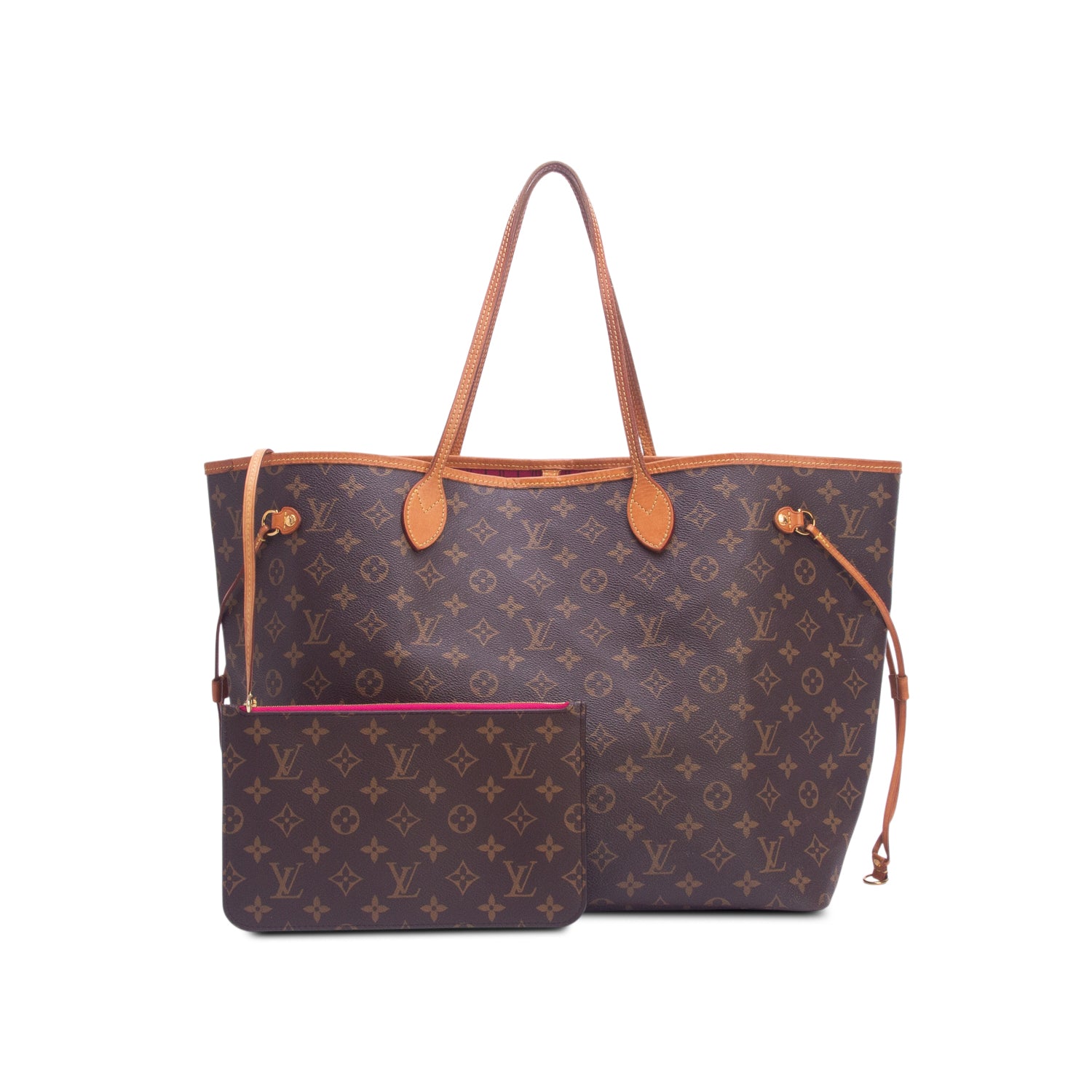 Louis Vuitton Monogram Neverfull GM w/ Pouch