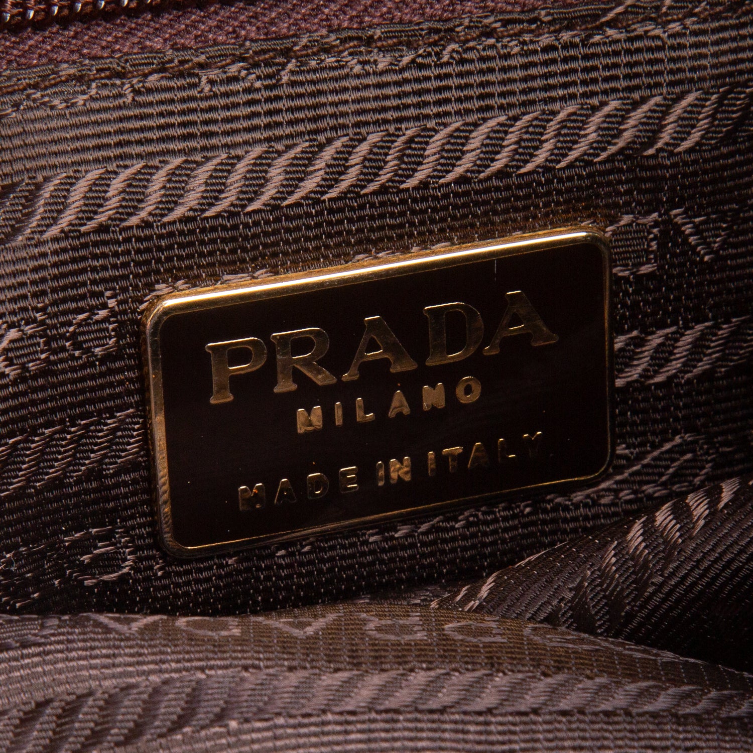 Prada Brown Nylon Tessuto Impuntu Quilted Flap Shoulder Bag