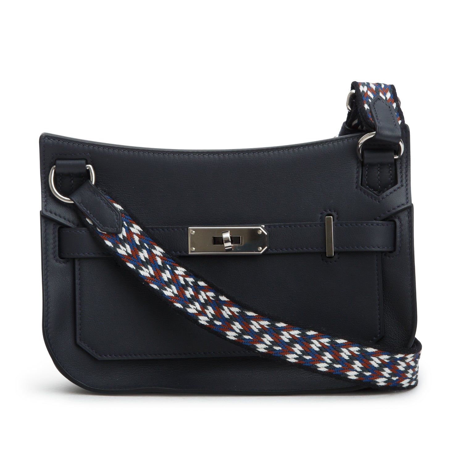 Hermes 2023 Bleu Nuit Swift Zigzag Mini Jypsiere