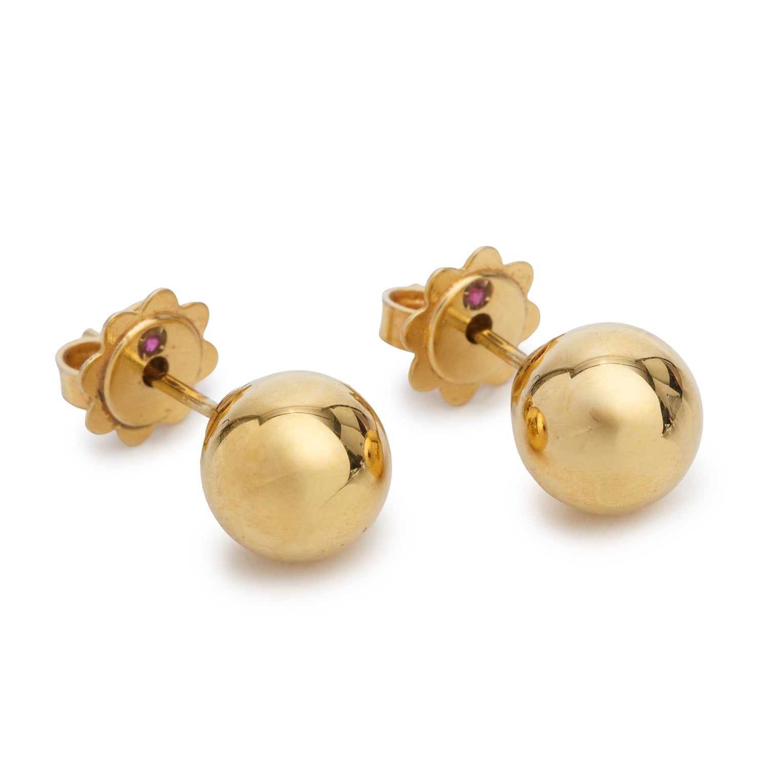 Roberto Coin 18k Yellow Gold 8 MM Ball Stud Earrings