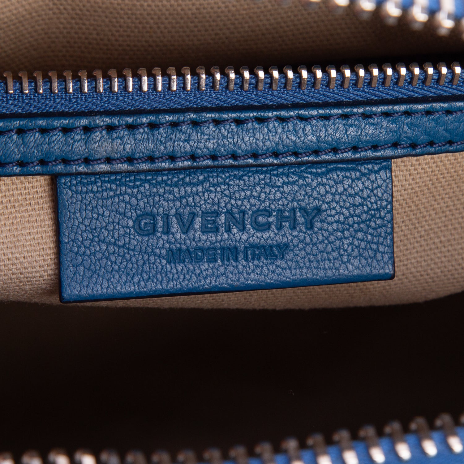 Givenchy Blue Sugar Goatskin Leather Small Antigona w/ Strap
