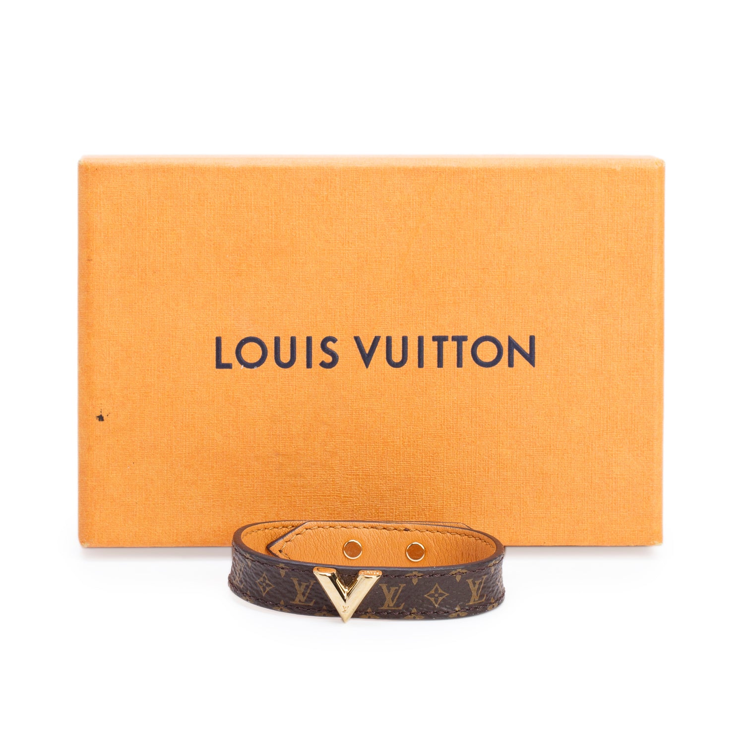 Louis Vuitton Monogram Essential V Bracelet w/ Box