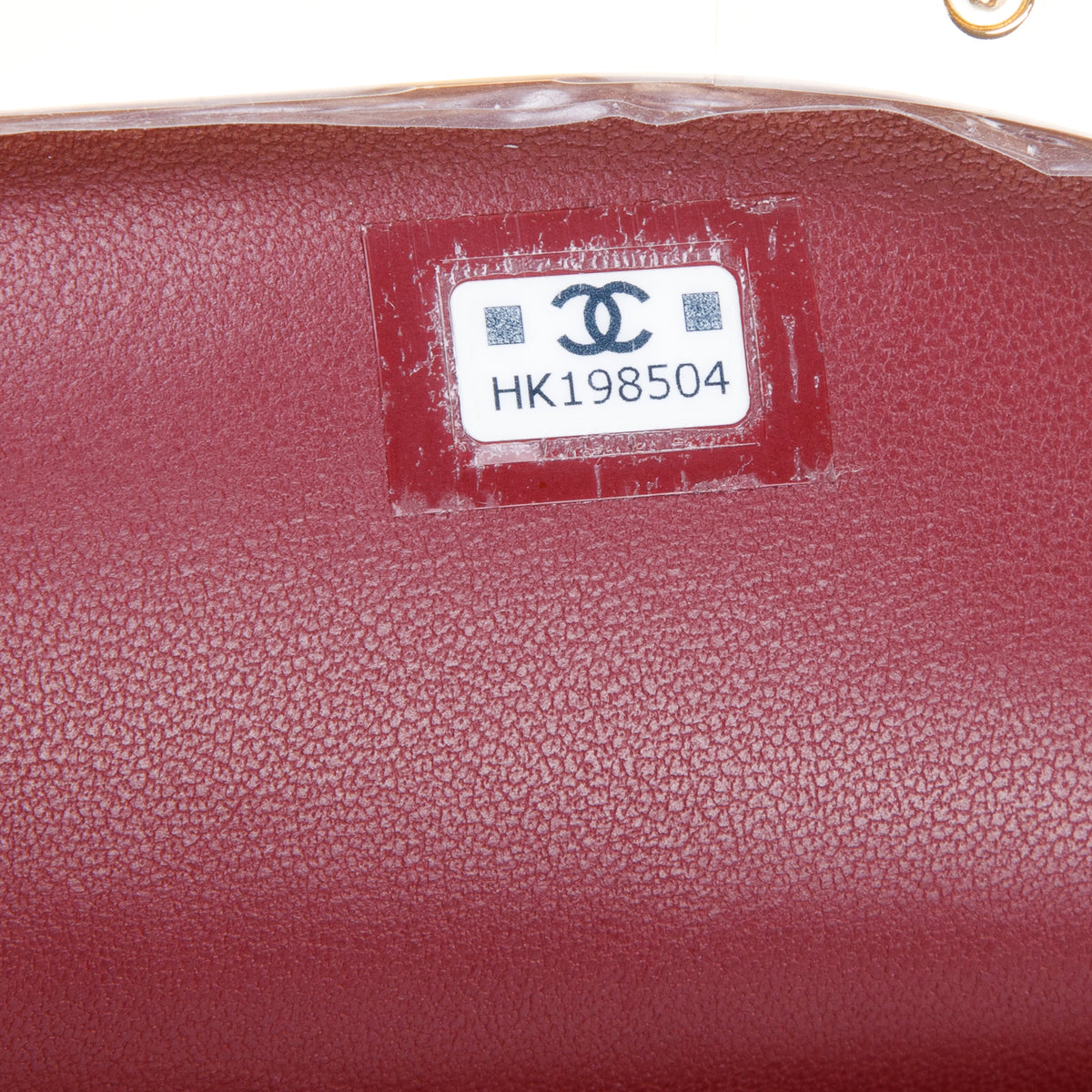 Chanel 2026 Burgundy Lambskin Large Clutch