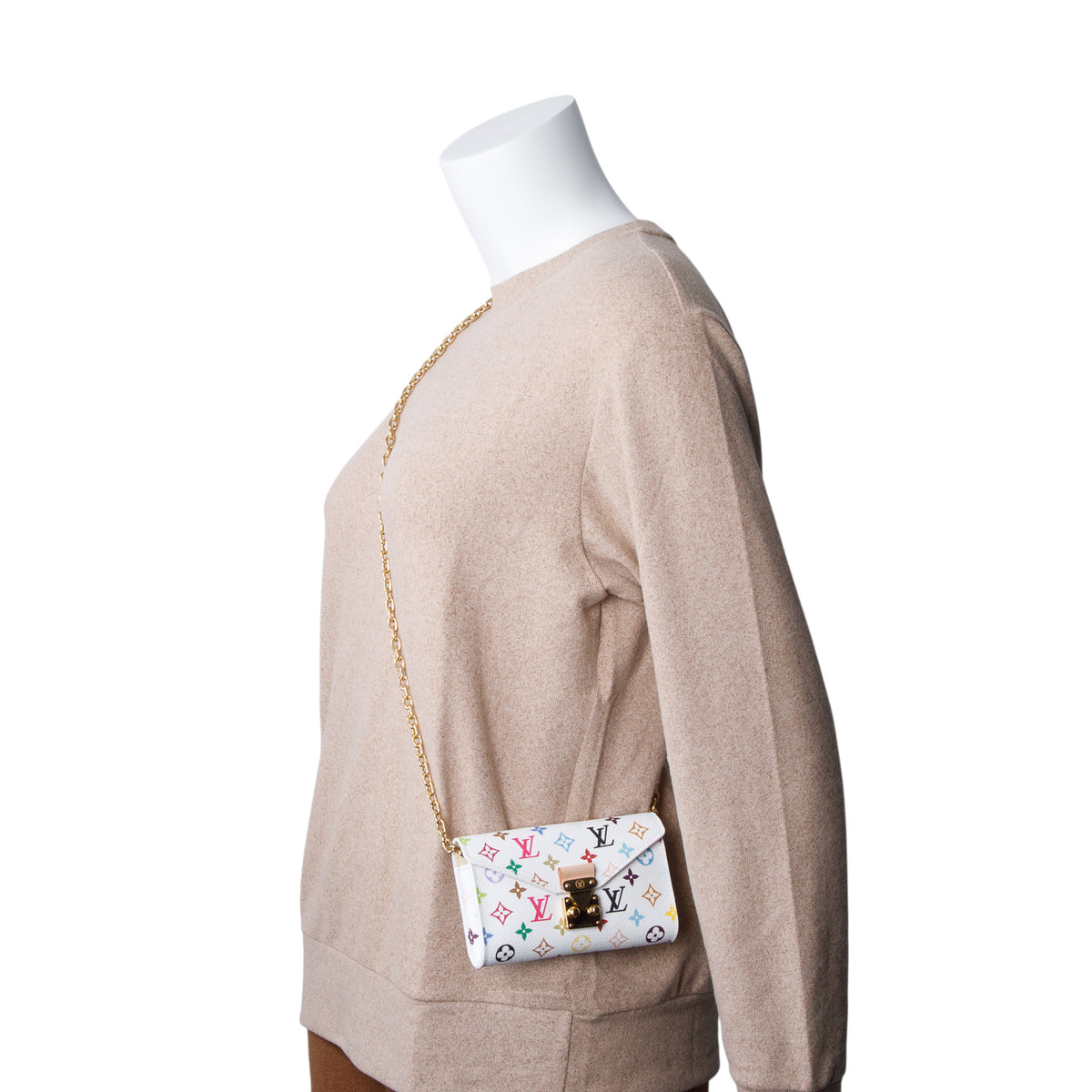 Louis Vuitton Monogram Multicolor LV x TM Pouch Metis Belt