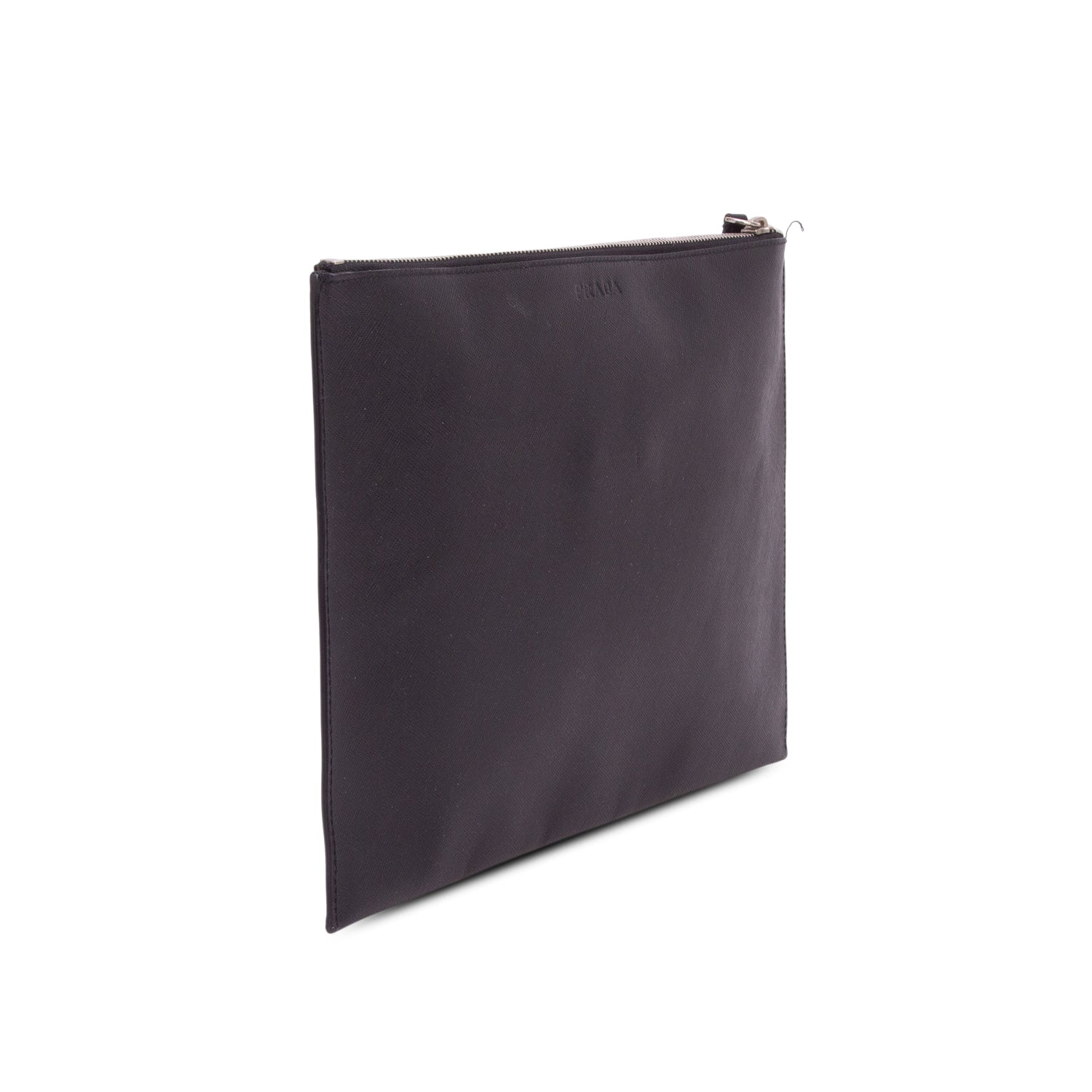 Prada Black Saffiano Leather Clutch