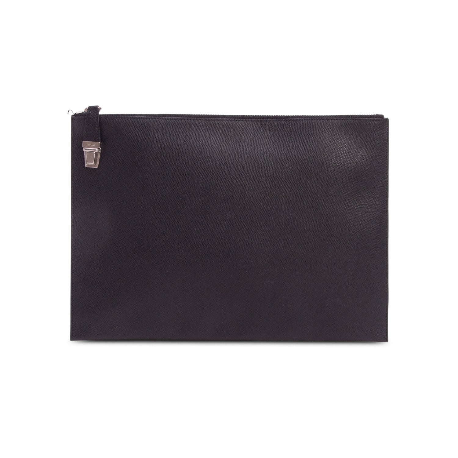 Prada Black Saffiano Leather Clutch