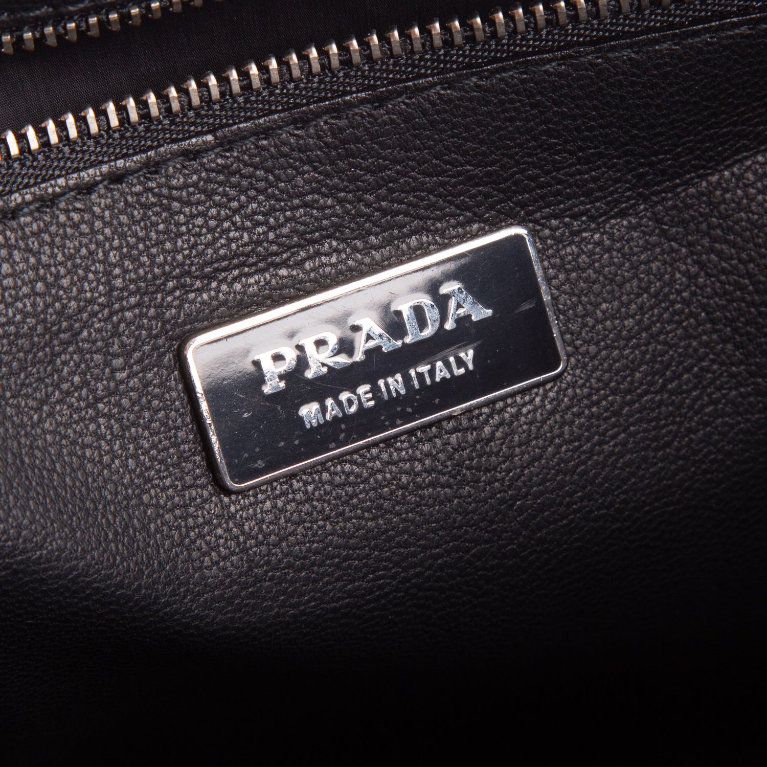 Prada Black Saffiano Leather Clutch