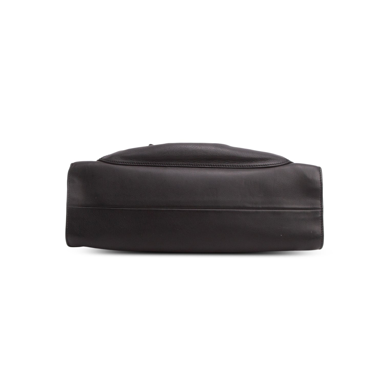 Gucci Black Calfskin Bamboo Shopper Tote