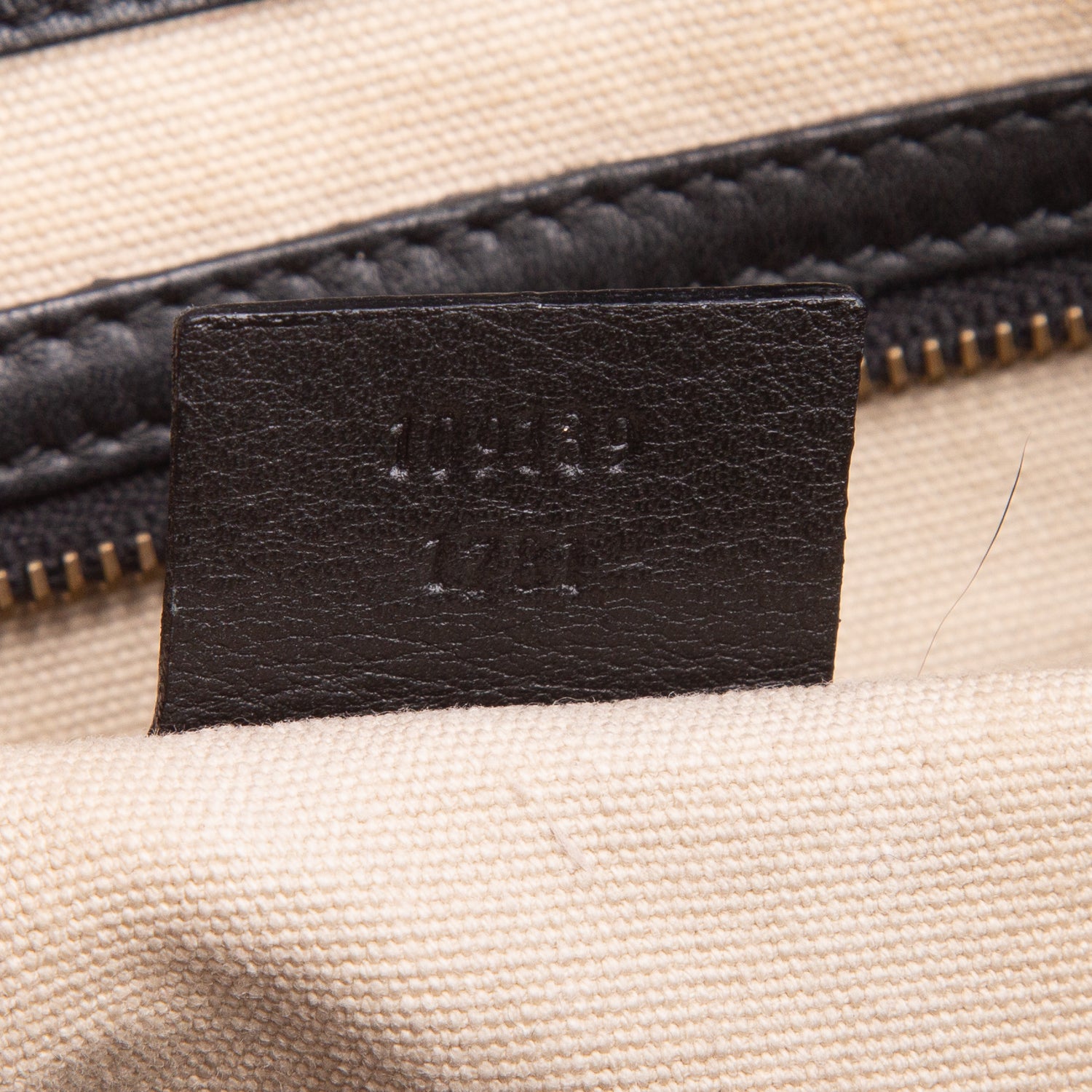 Gucci Black Calfskin Bamboo Shopper Tote