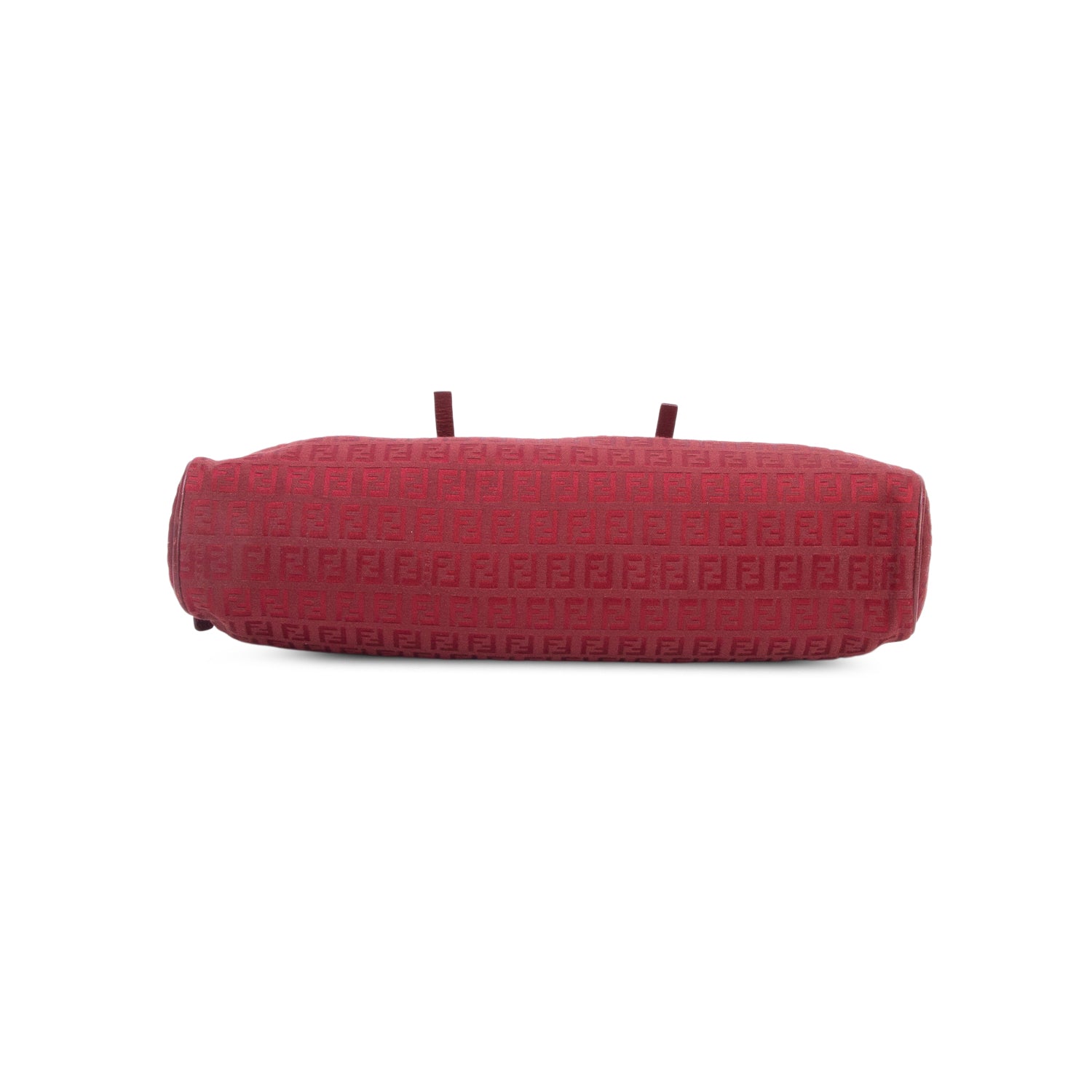 Fendi Red Zucchino Bowler Bag